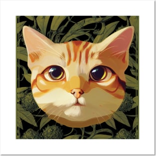 Cute Cat Stare 3 Posters and Art